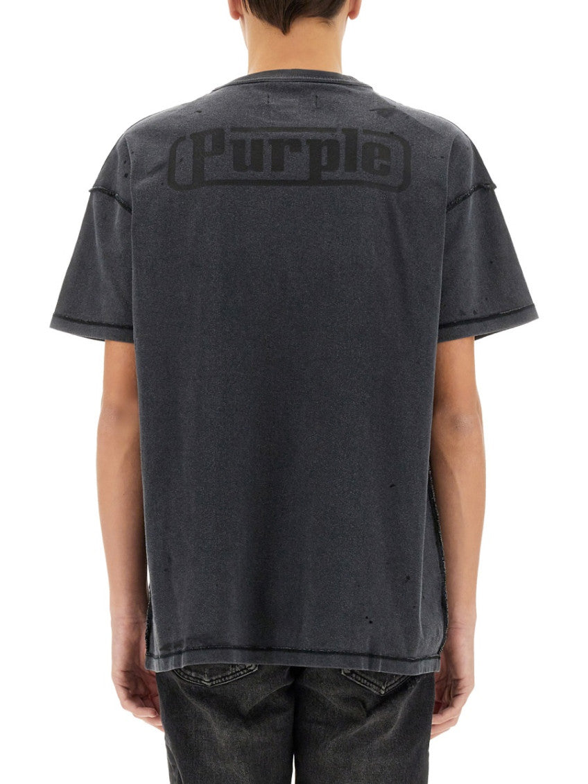 Black Logo Crew Neck T-Shirt 3