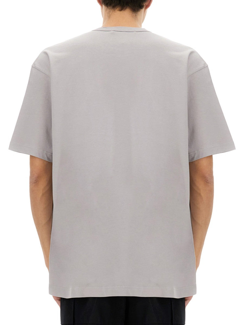 Grey Logo Crew Neck T-Shirt 3