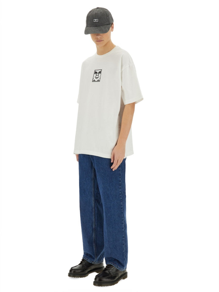 White Graphic Crew Neck T-Shirt 2