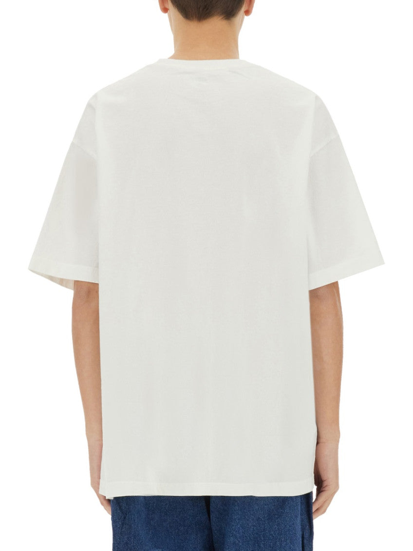 White Graphic Crew Neck T-Shirt 3