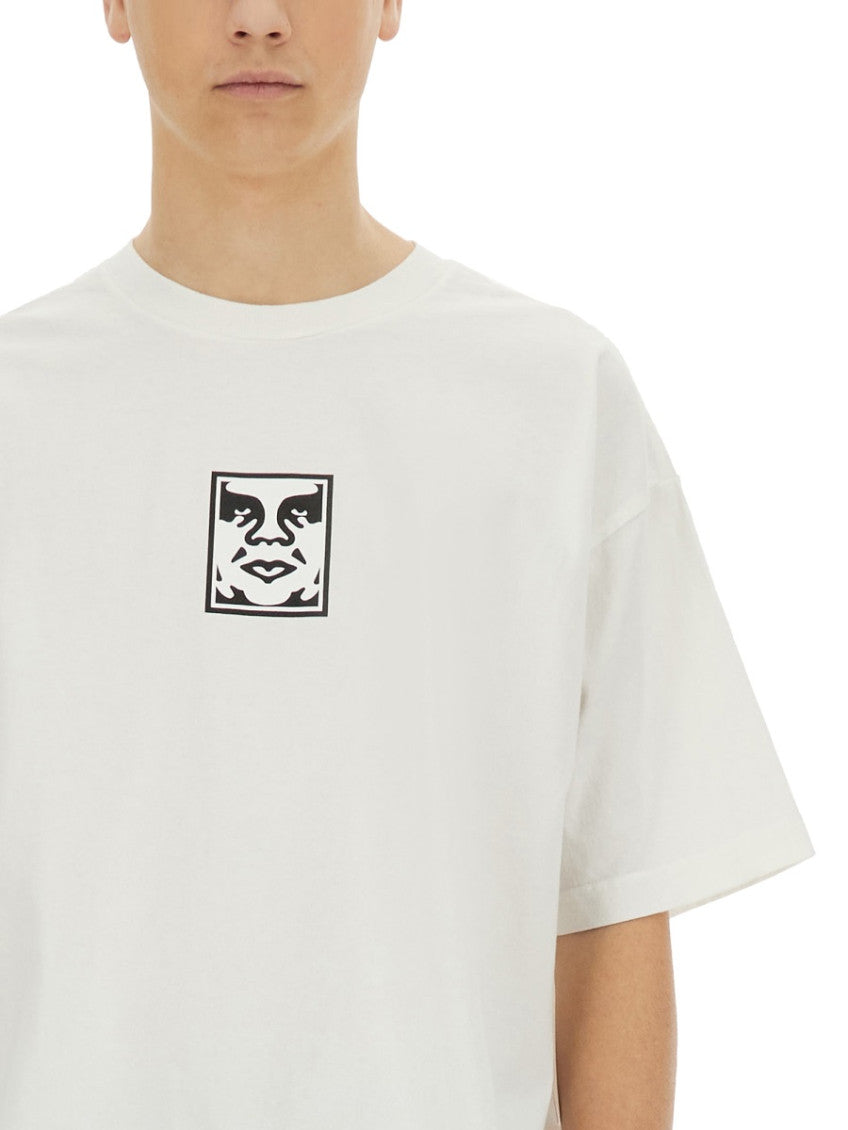 White Graphic Crew Neck T-Shirt 4