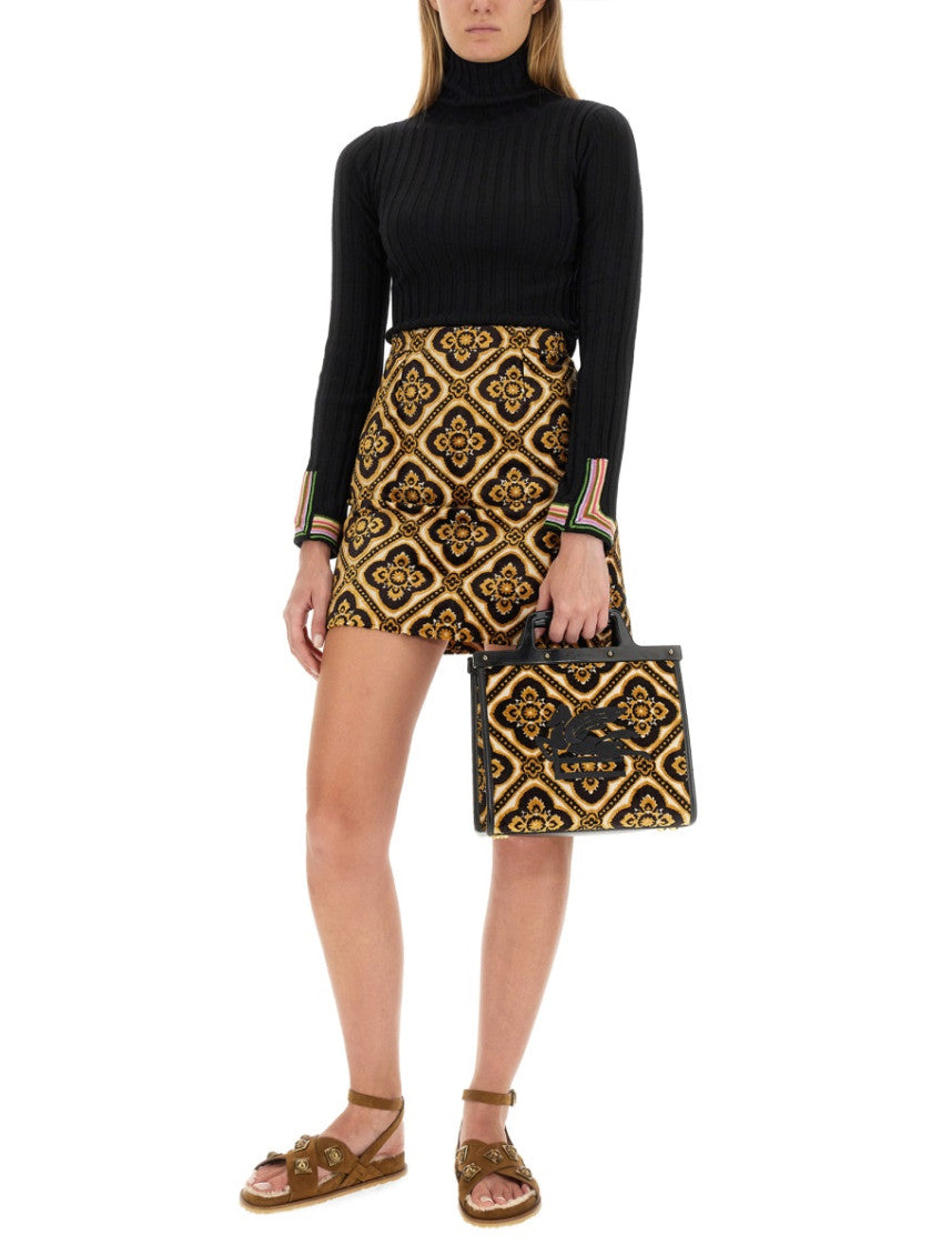 Black Knitted Turtle Neck Sweater 2