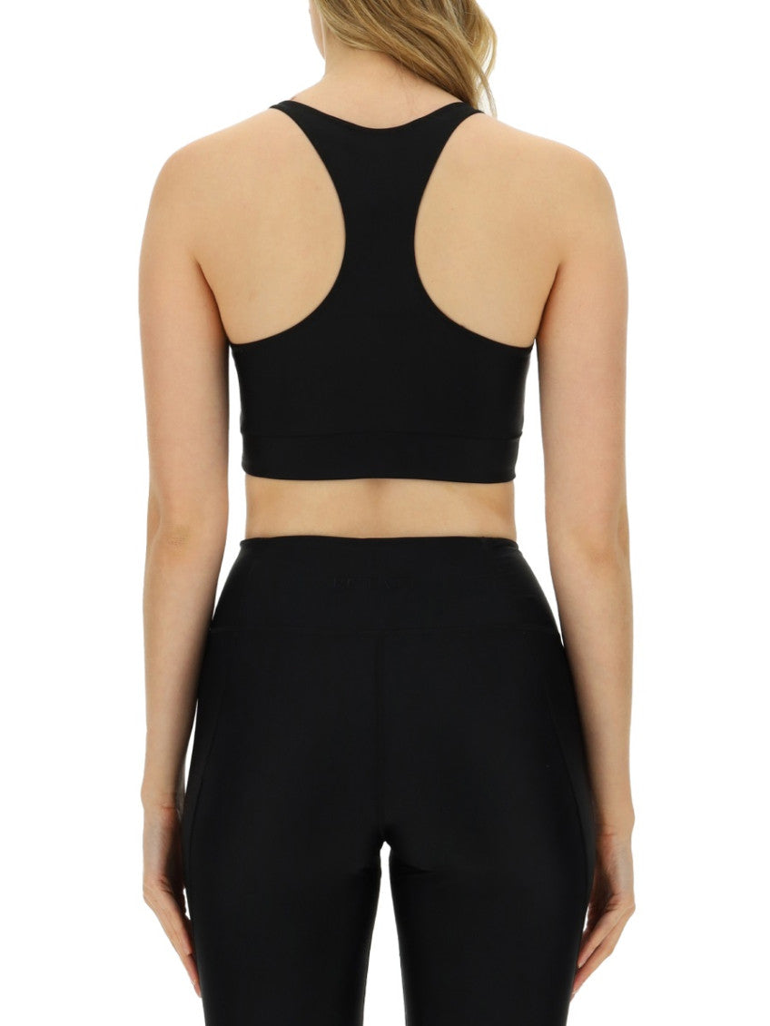 Black Solid Scoop Neck Top 2