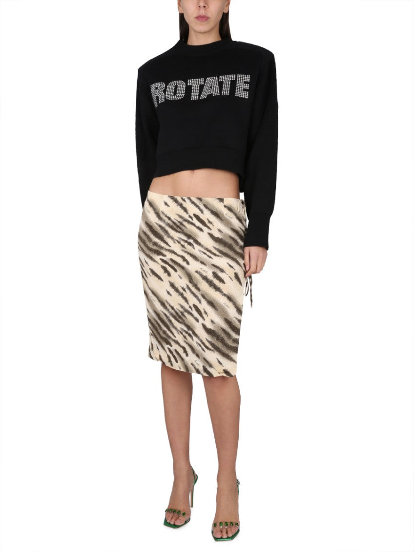 Black Logo Crew Neck Sweater 2