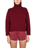 Red Knitted Turtle Neck Sweater 1