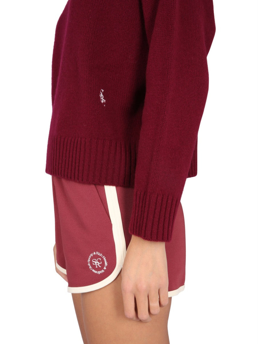 Red Knitted Turtle Neck Sweater 4