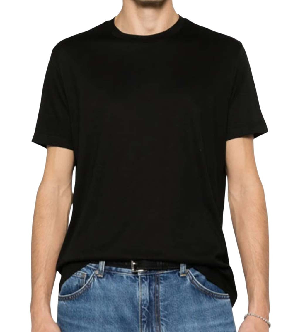 Black Crew Neck T-Shirt 2