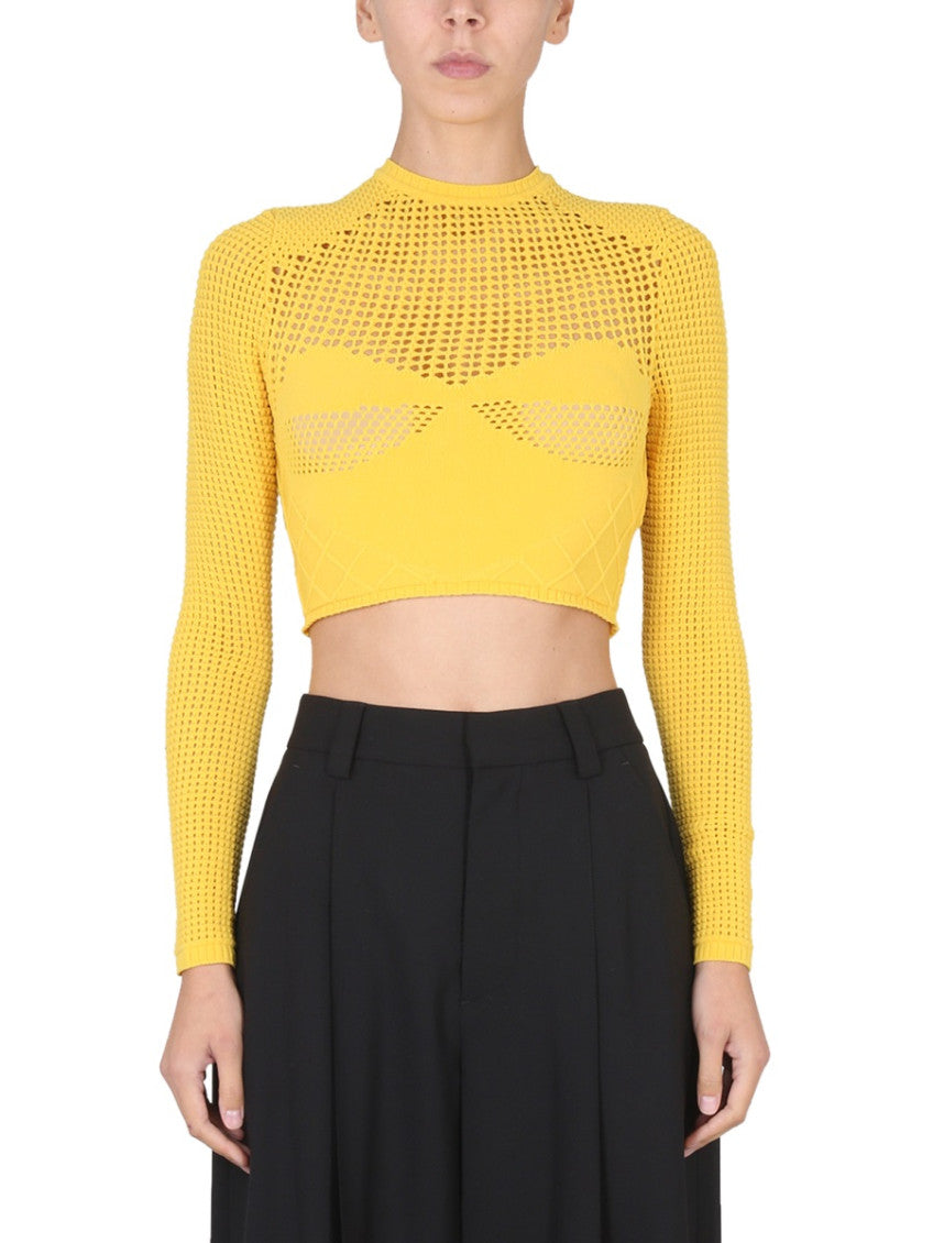 Yellow Crew Neck Sweater 1