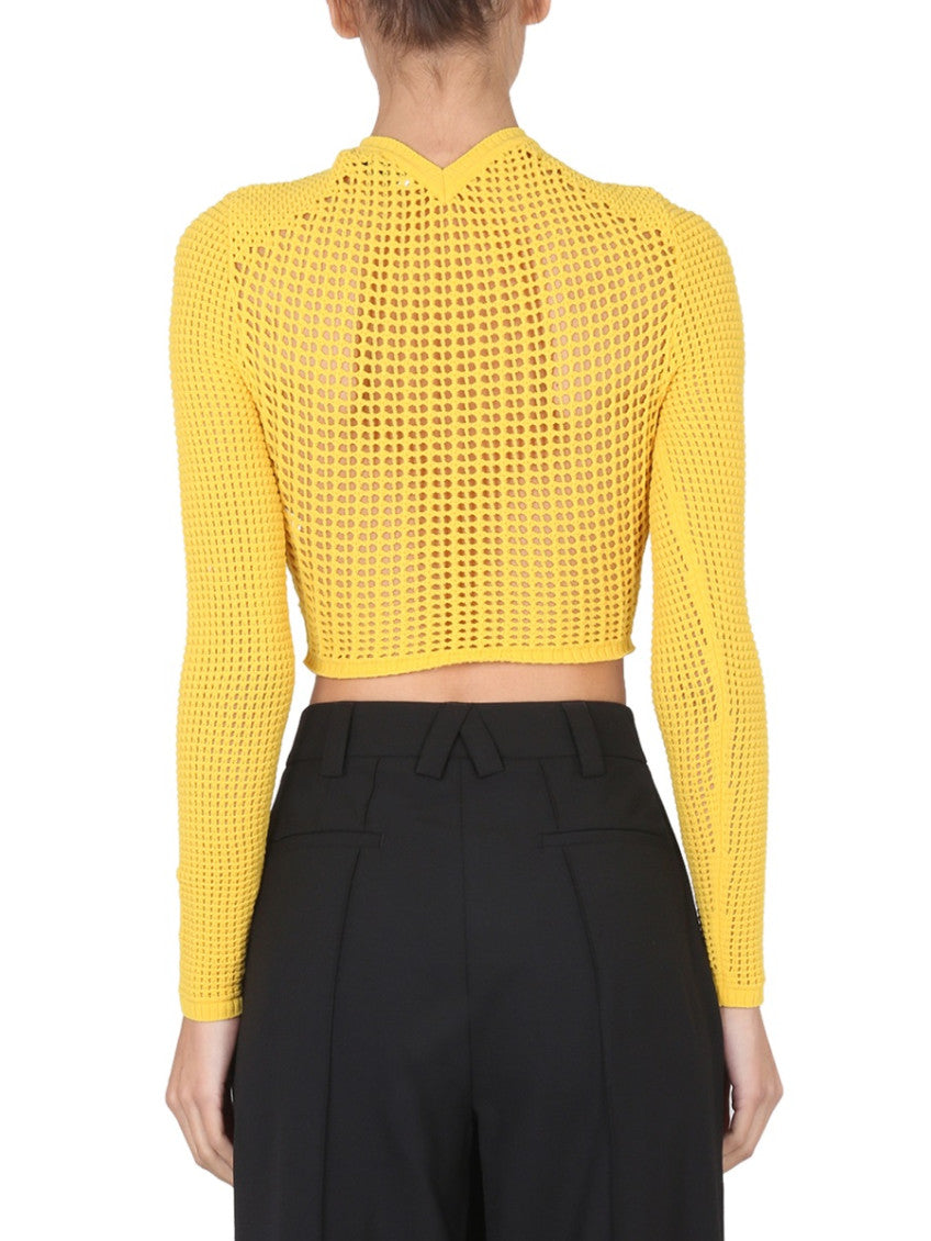 Yellow Crew Neck Sweater 4