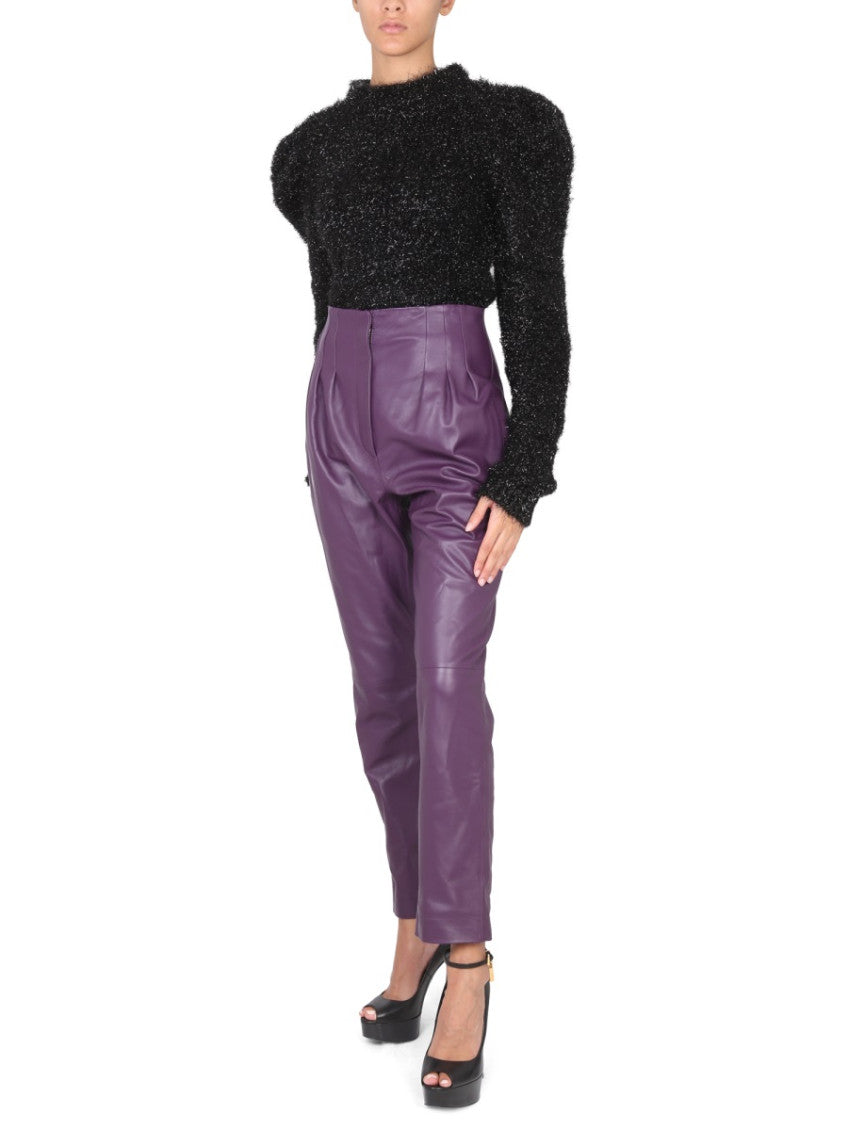 Black Knitted Crew Neck Sweater 2