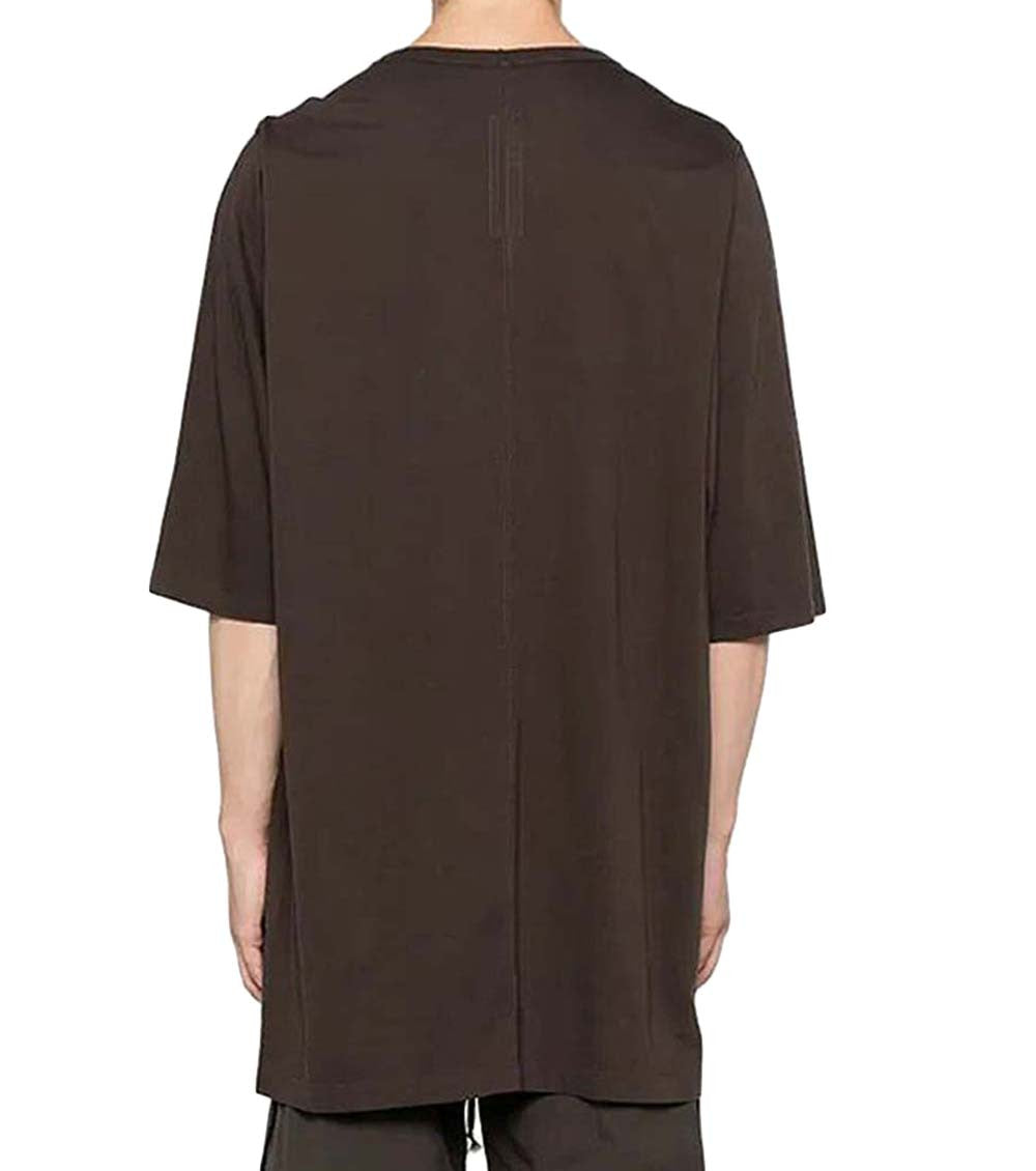 Dark Brown Solid T-Shirt 3