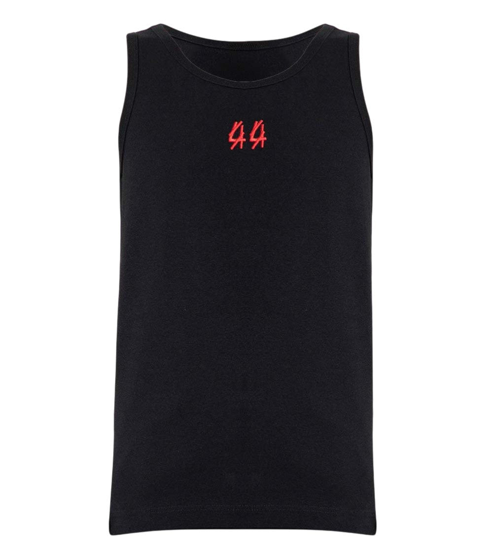 Black Logo Round Neck T-Shirt 1