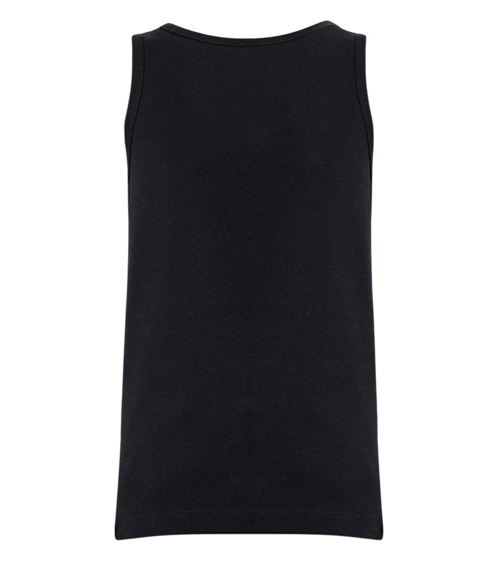 Black Logo Round Neck T-Shirt 2