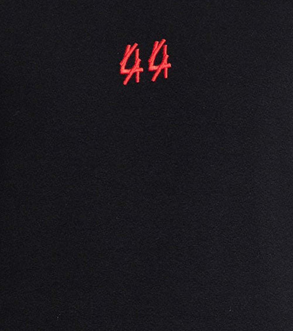 Black Logo Round Neck T-Shirt 3