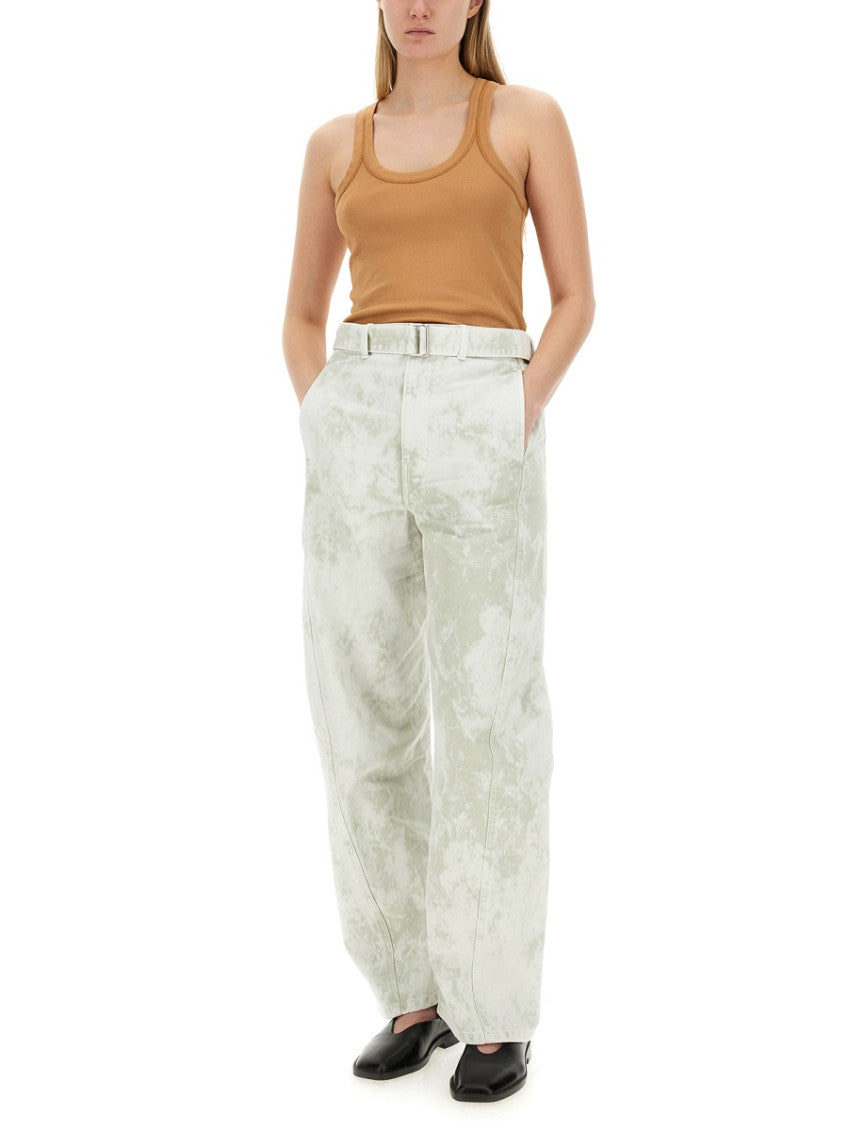 Beige Solid Scoop Neck Top 4
