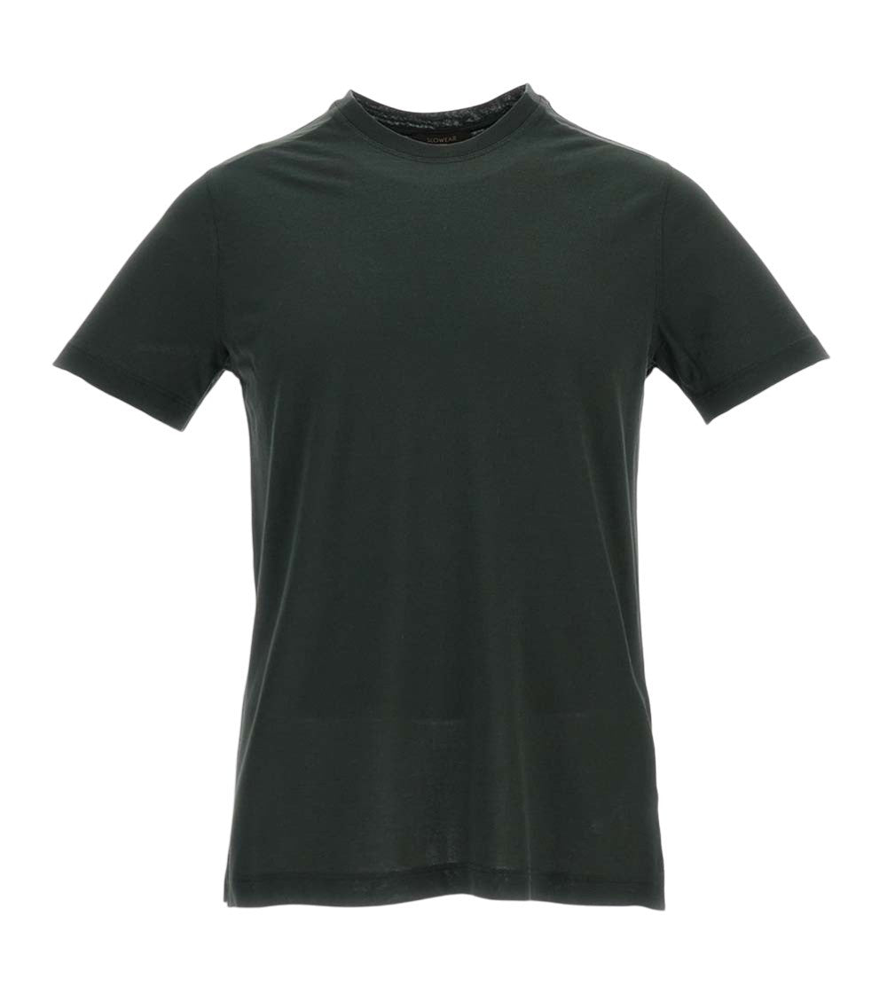 Multicolor Solid Crew Neck T-Shirt 1