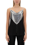 Multicolor Embellished Cowl Neck Top 1