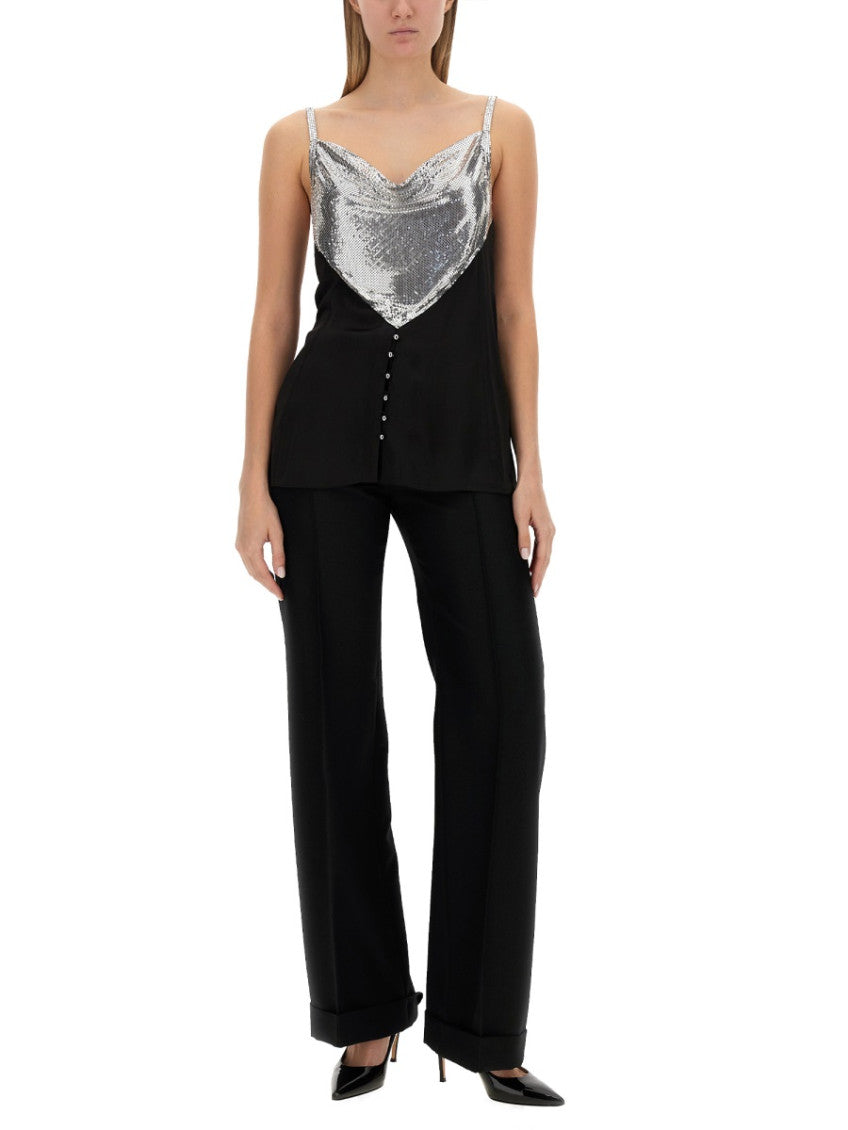 Multicolor Embellished Cowl Neck Top 4