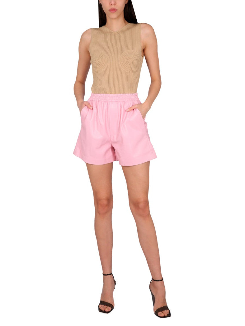 Beige Textured V Neck Top 4