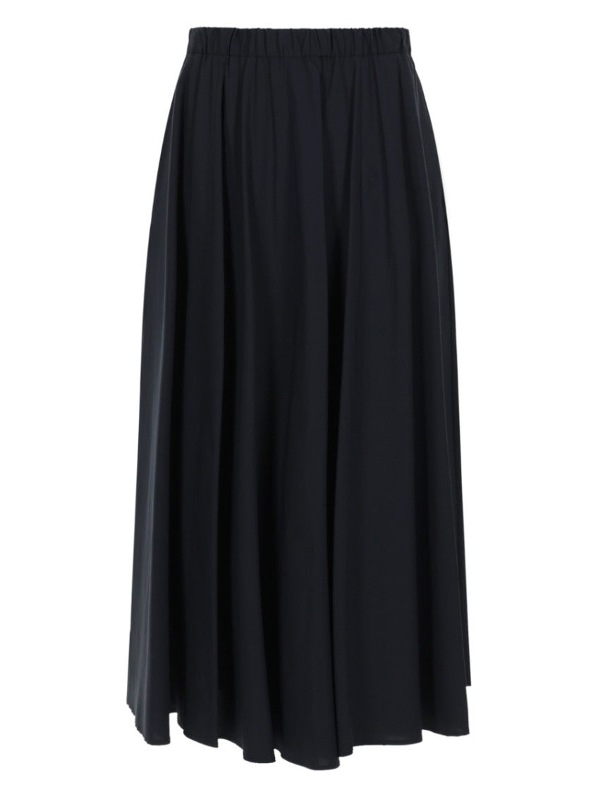 Blue Pleated Midi Skirt 2