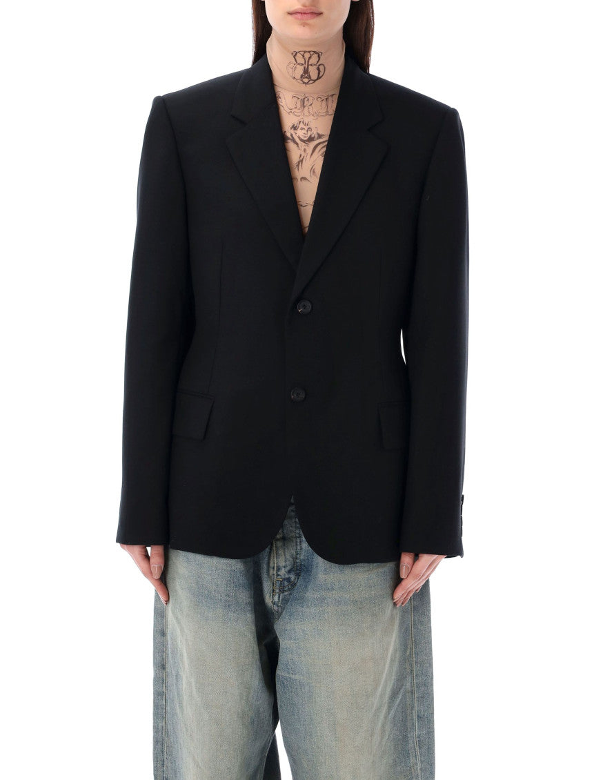Black Single Breasted Blazer 1