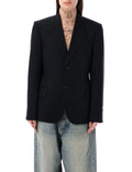 Black Single Breasted Blazer 1