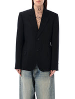 Black Single Breasted Blazer 1
