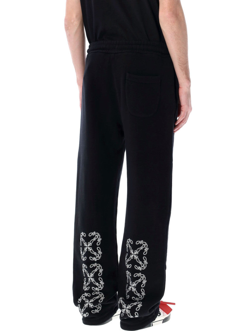 Black Bandana Arrow Sweatpants 2