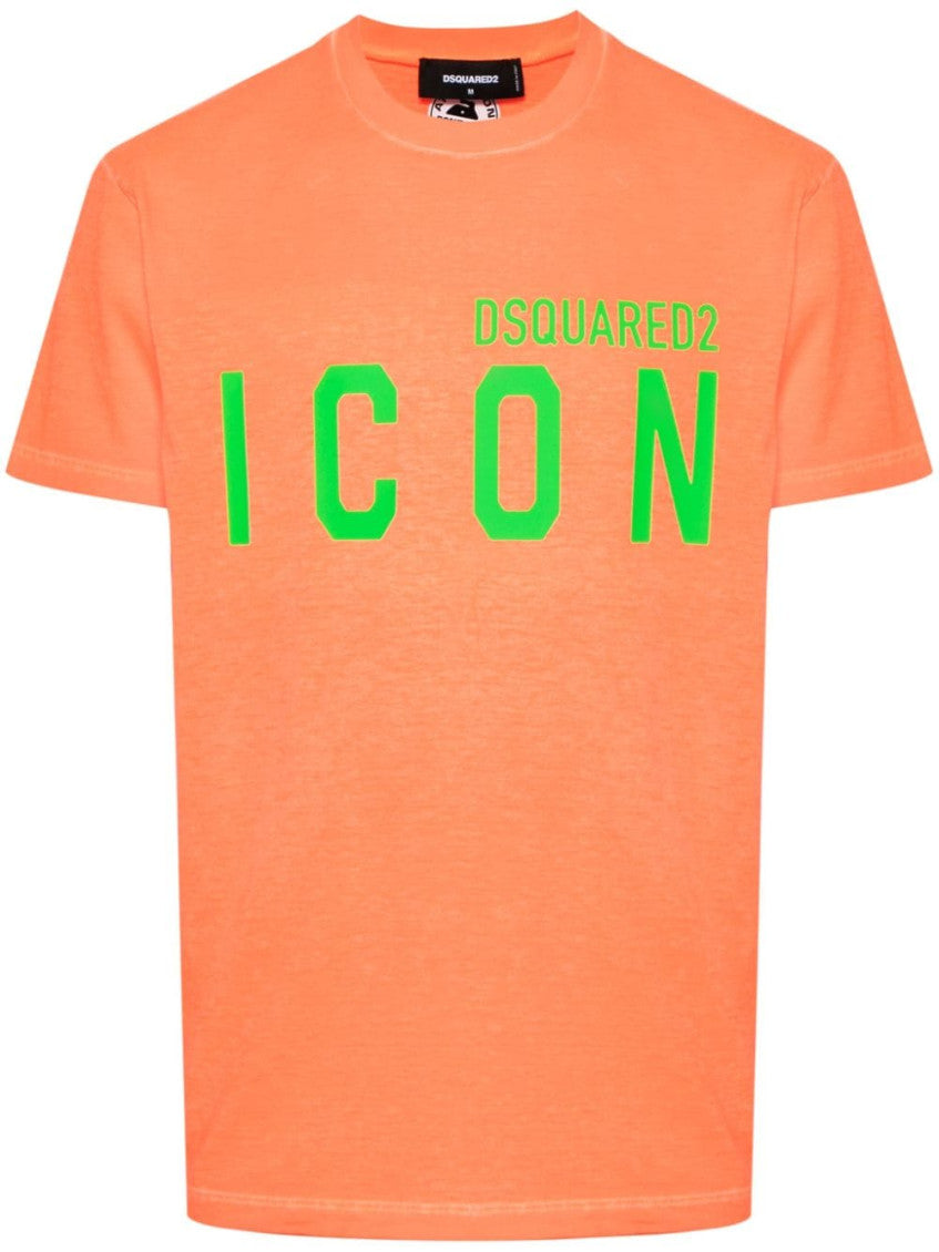 Orange Cotton T-shirt 1