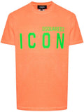 Orange Cotton T-shirt 1