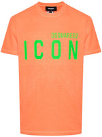 Orange Cotton T-shirt 1