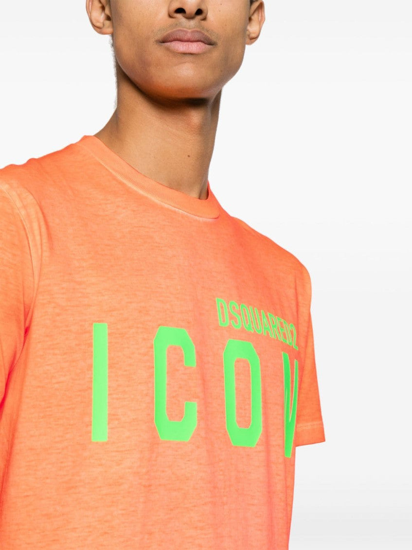 Orange Cotton T-shirt 2