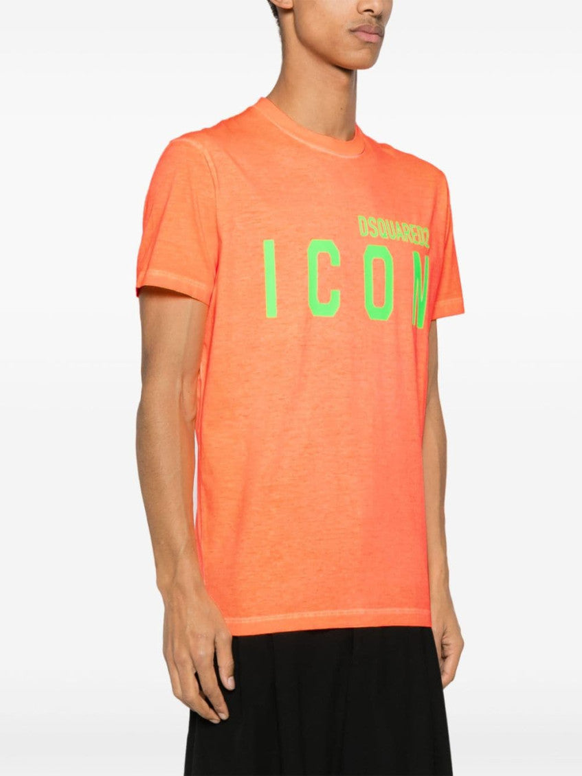 Orange Cotton T-shirt 3