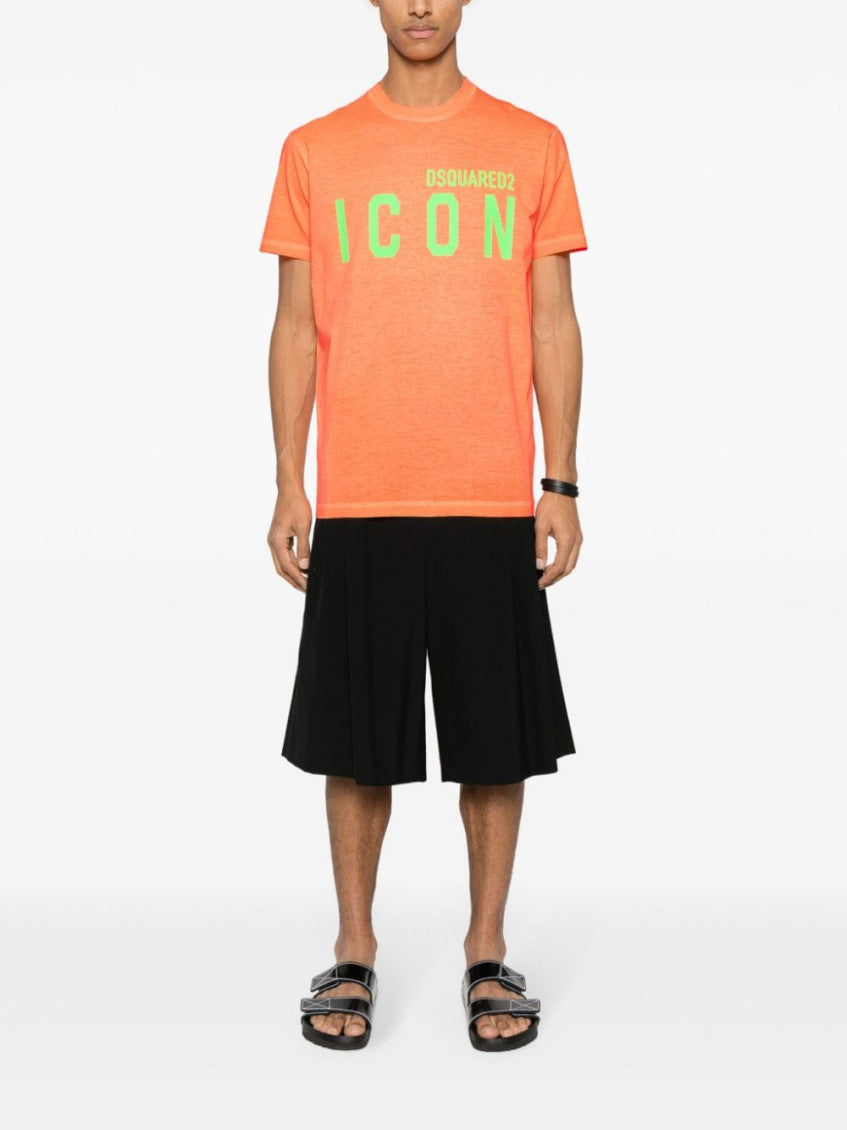 Orange Cotton T-shirt 4