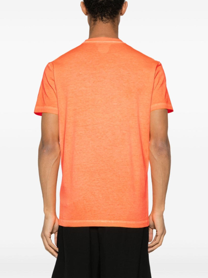 Orange Cotton T-shirt 5