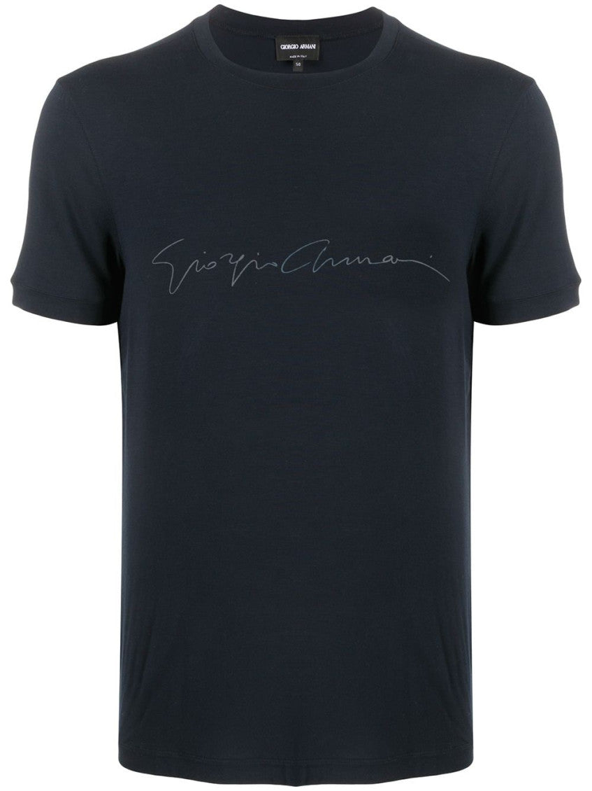 Navy Blue Logo T-Shirt 1