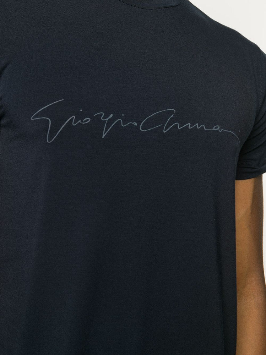 Navy Blue Logo T-Shirt 2