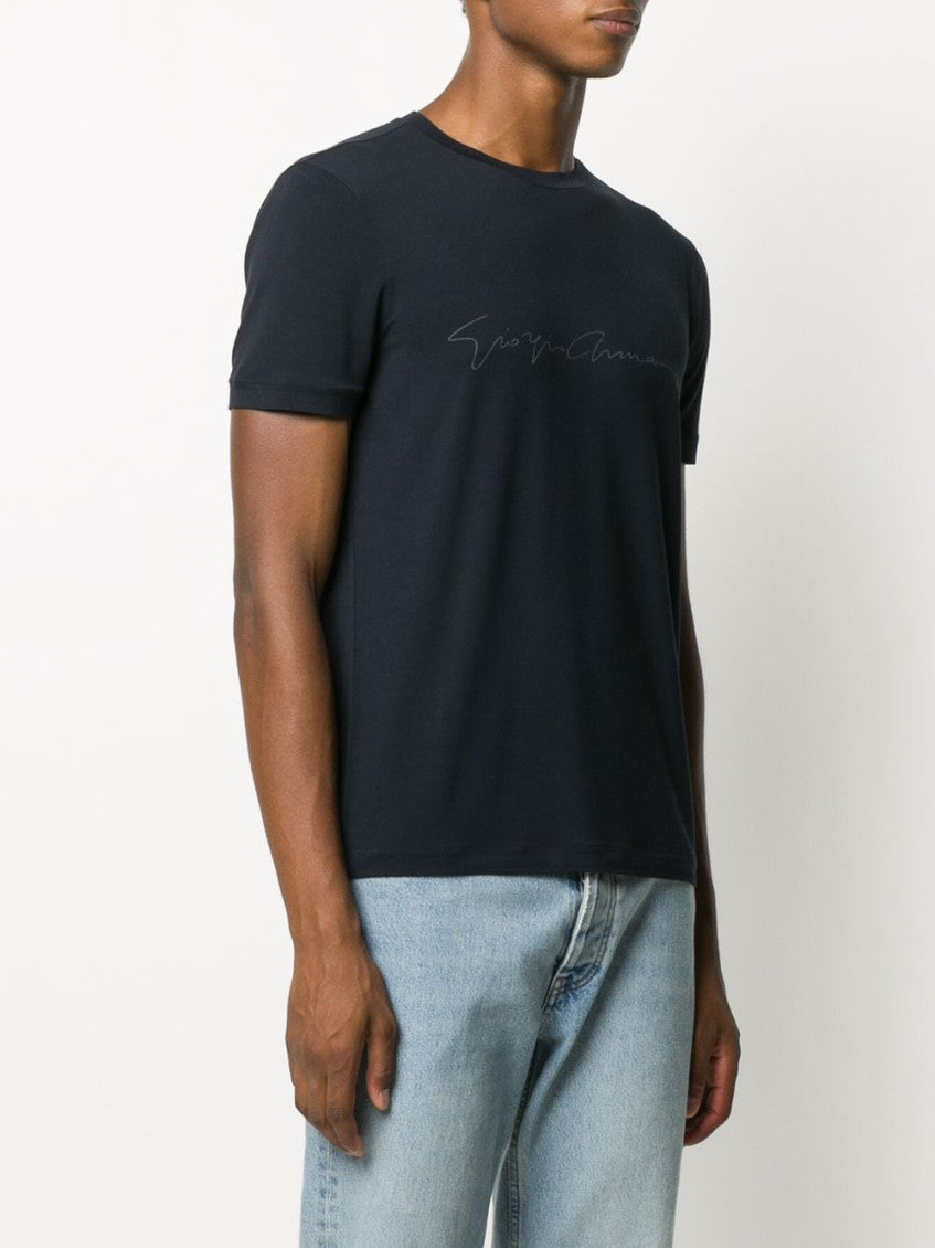 Navy Blue Logo T-Shirt 4