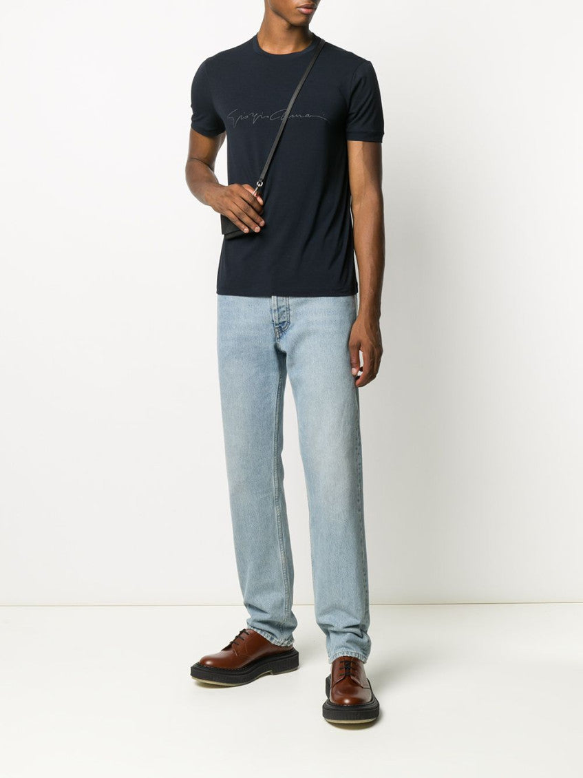 Navy Blue Logo T-Shirt 5