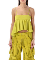 Lemon Ruffle Crop Top 1