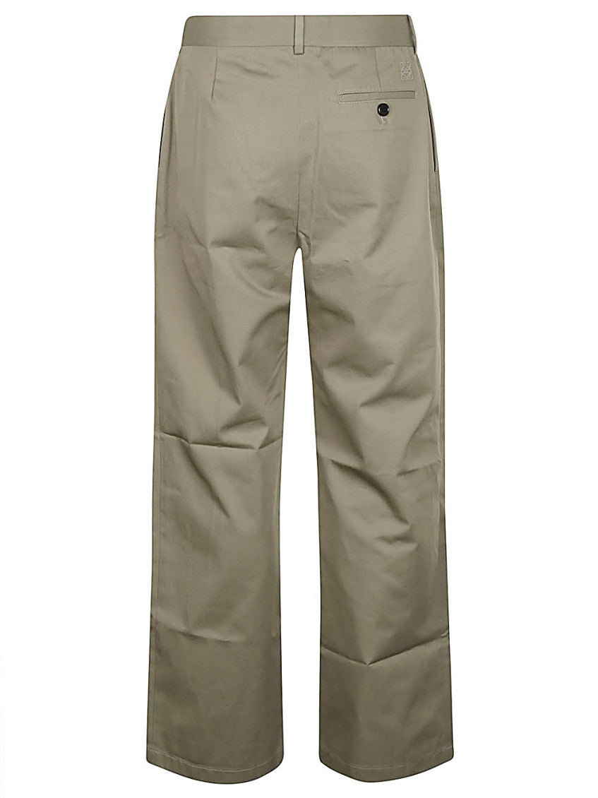 Green Central pleated trousers 2
