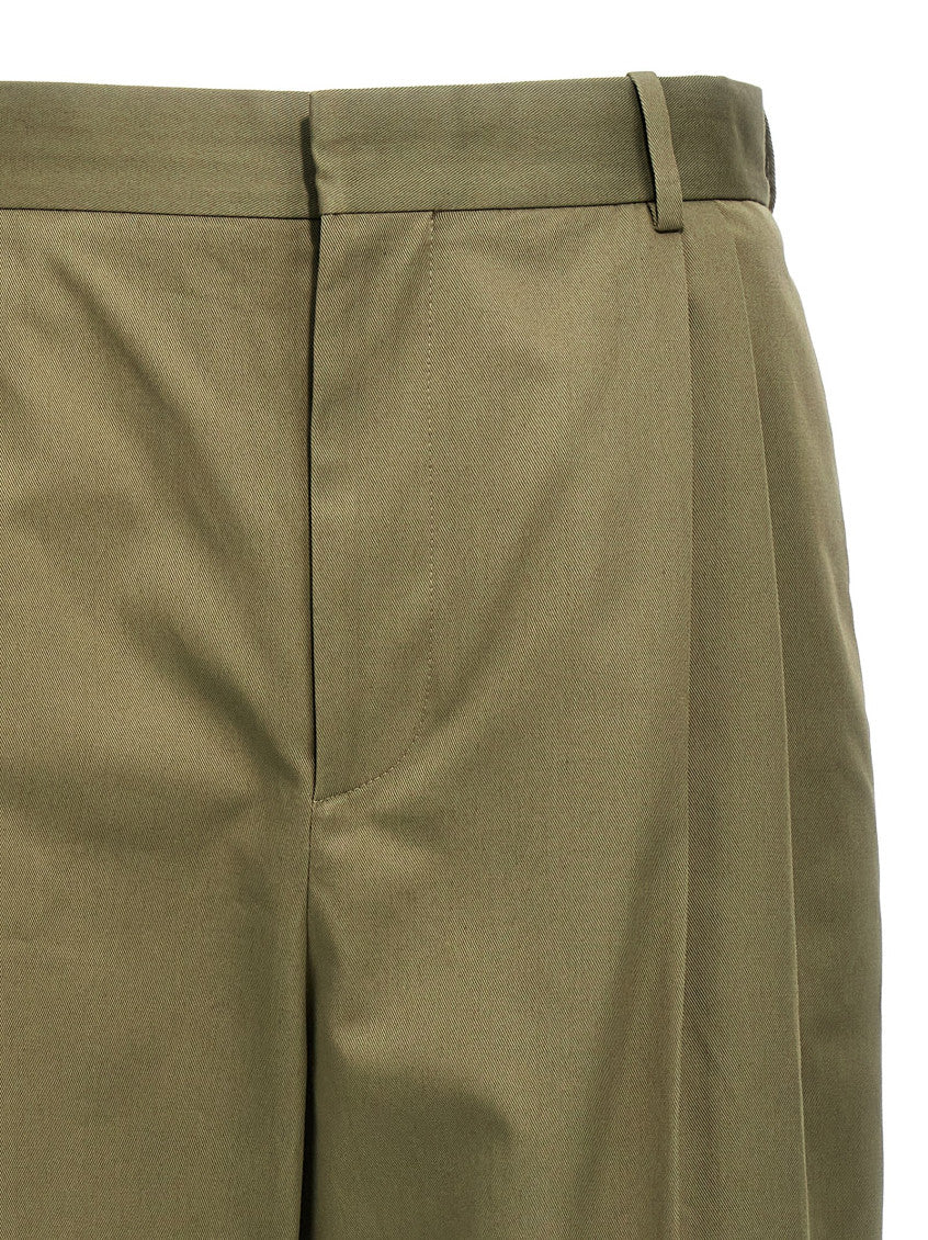 Green Central pleated trousers 3