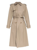 Beige Long Trench Coat 1