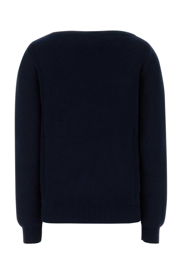 Navy Blue Cotton Sweater 2