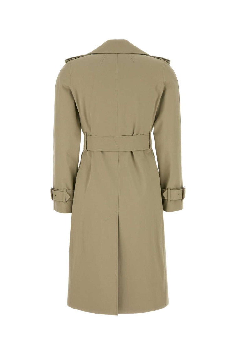 Beige Long Trench Coat 2