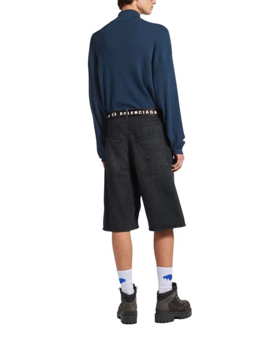 Black Regular Shorts 2