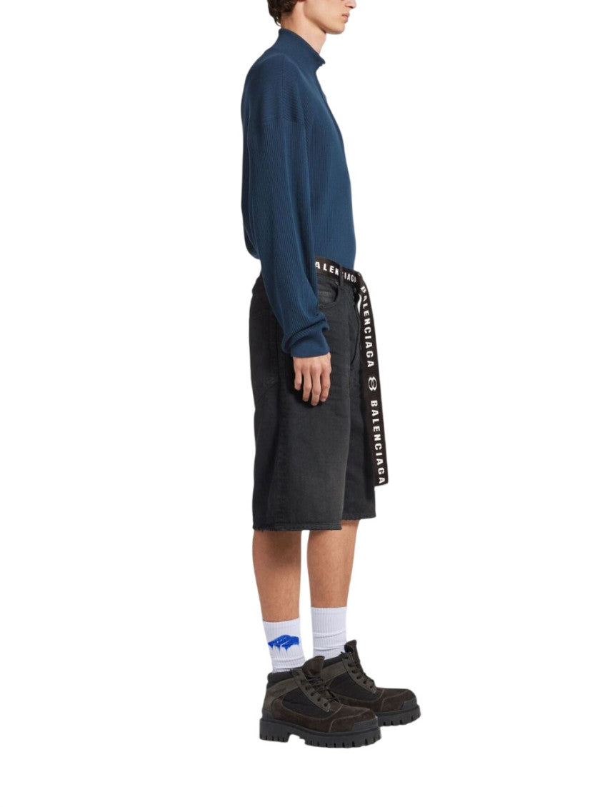 Black Regular Shorts 3