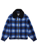 Blue Shirt Collar Jacket 1