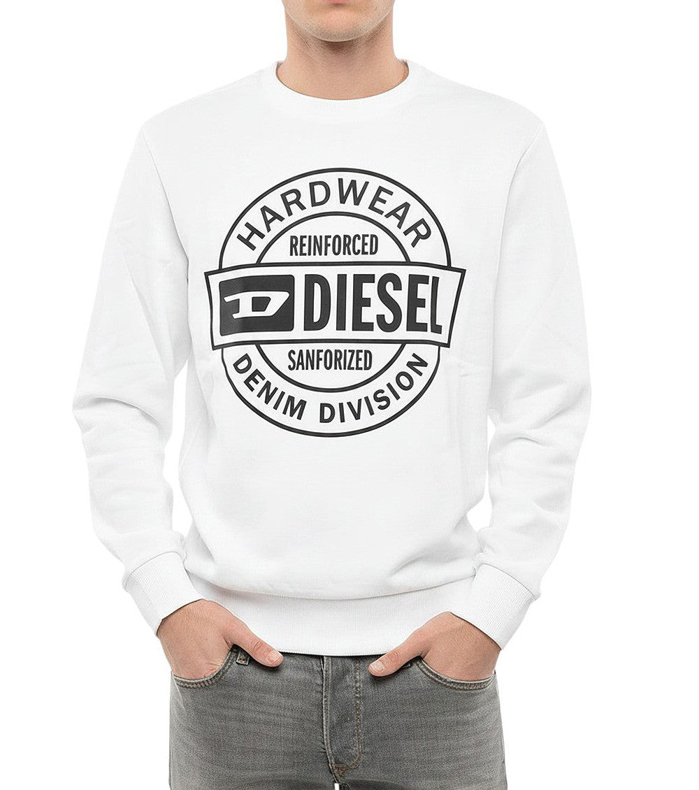 White Crew Neck Sweatshirt 1