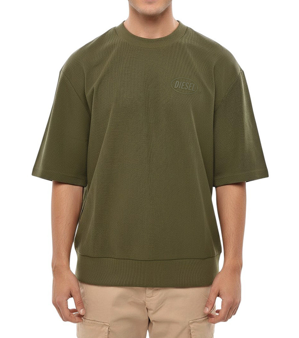 Olive Crew Neck T-Shirt 1
